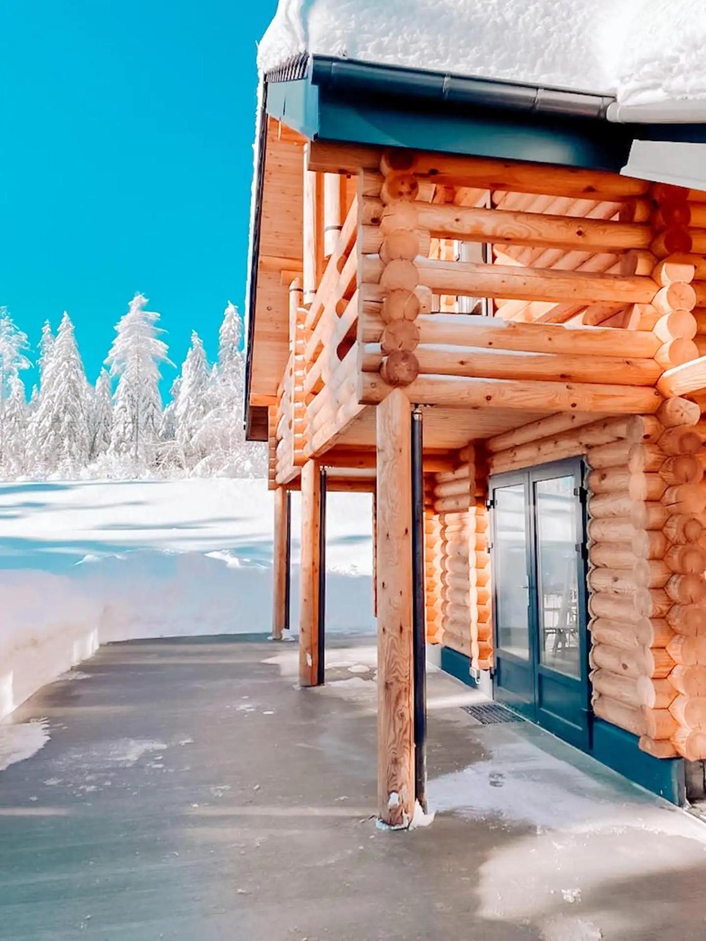 Pur Natur! Wandern Und Skifahren - Trahuetti Premium Lodges Trahutten Exterior foto